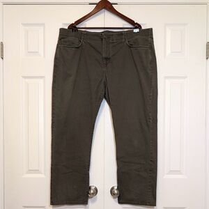 Denver Hayes Men’s 98% Cotton 44 x 30 Green Pants Olive Green